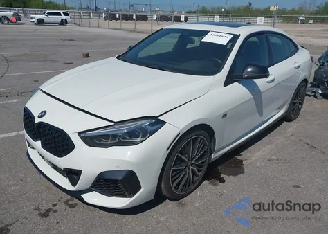 2020 BMW M235I Gran Coupe xDrive z USA, uszkodzony, nr VIN WBA13AL01L7F88256